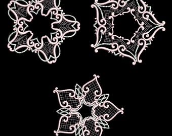 STARZ (5inch) - 10 Machine Embroidery Designs Instant Download 5x5 hoop (AzEB)