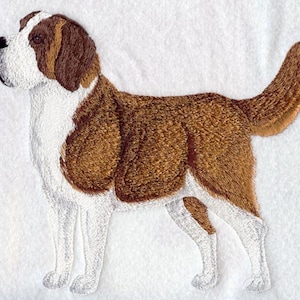 SAINT BERNARD DOG - Machine Embroidery Quilt Blocks (AzEB