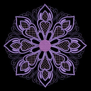 BLOOMING MEDALLIONS 4inch 12 Machine Embroidery Designs Instant Download 4x4 hoop AzEB image 10