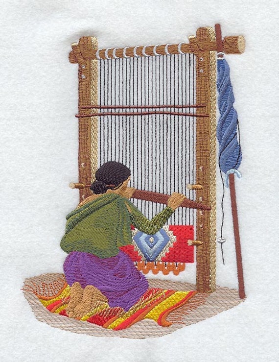 WEAVING LOOM - Machine Embroidery Quilt Blocks (AZEB)