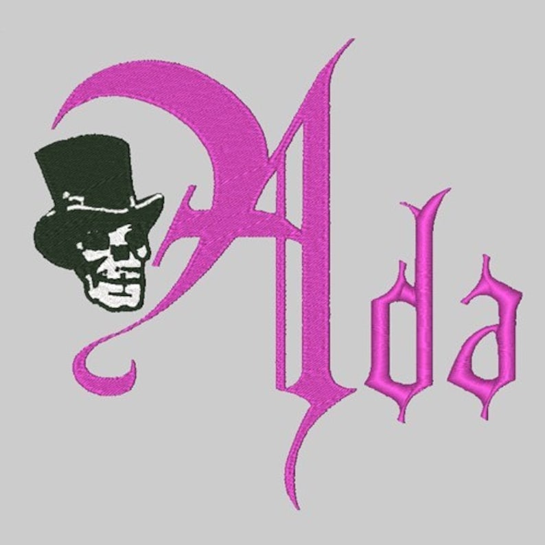 GOTHIC 151 Machine Embroidery Font Designs Instant Download Etsy