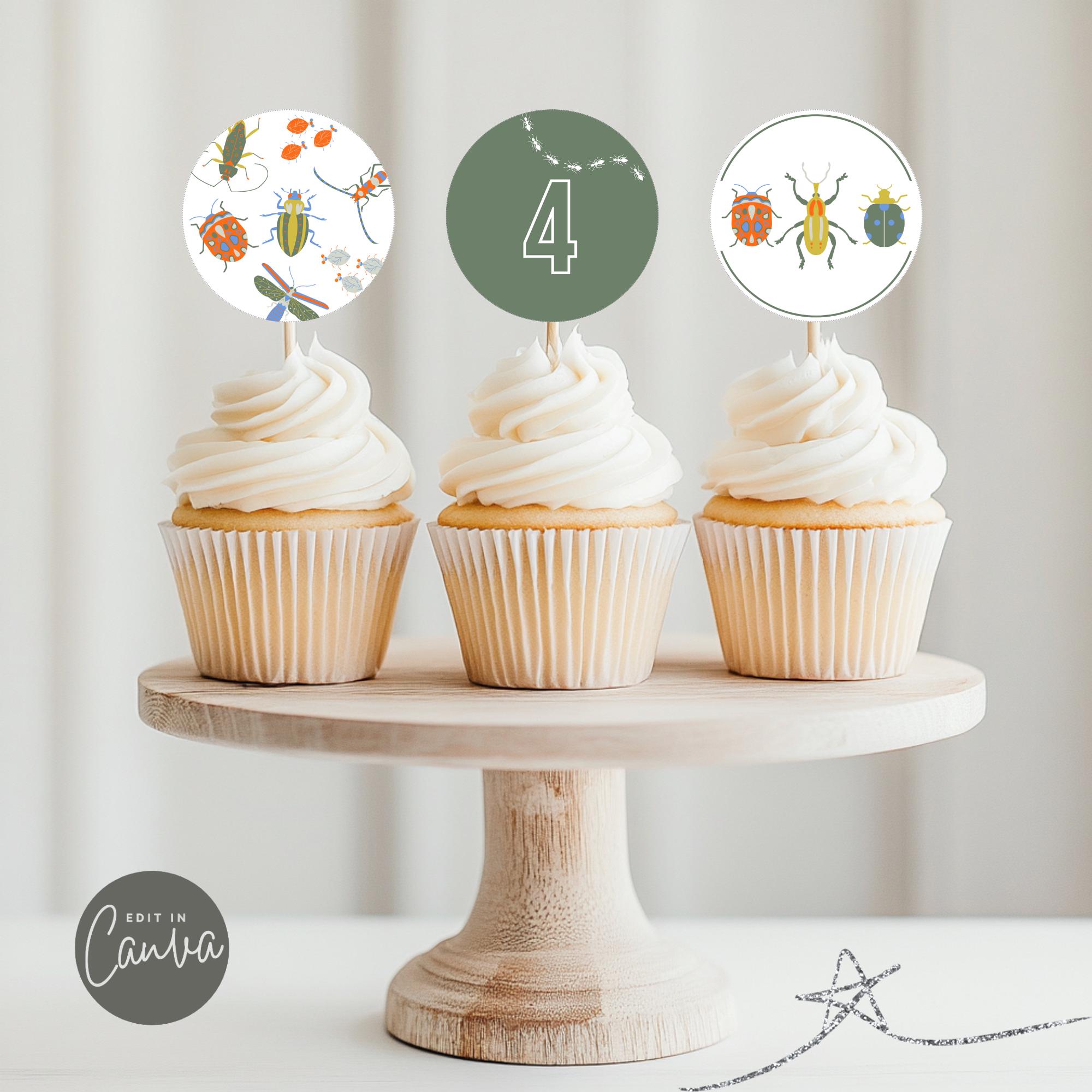 Editable Bug Favor Tag Bug Party Digital Thank You Tag Insect Party ...