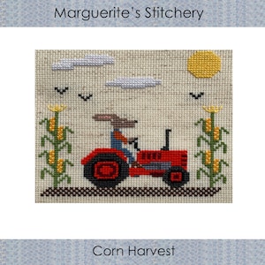 Corn Harvest - Digital PDF Cross Stitch Pattern