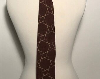 Vintage Ralph Lauren Polo Silk Tie Imported Fabric Made in USA RN Number
