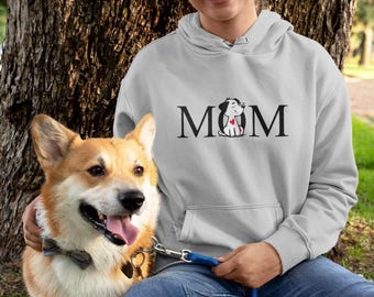 Dog Mom Hoodie | Dog Lover Sweatshirt, Pet Parent Pullover,