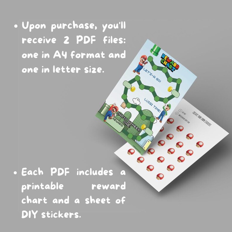 Mario Printable Reward Chart | mario Progress Track | kids Routine ...