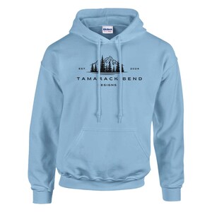 Sudadera con capucha de marca Tamarack: sudadera clásica unisex con capucha / Gildan® 18500 Light Blue