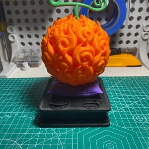 One Piece Mera Mera Devil Fruit 3D-utskrift Stående Kudde Set | Ace Decor