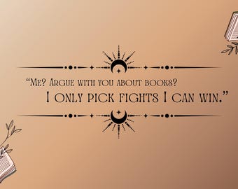 Fourth Wing Quote Wallpaper for Laptops, Rustic Bookish Theme
