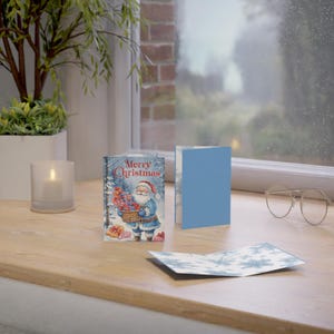 Weihnachtsgrußkarten-Set, frohe Weihnachtskarten, Feiertagsgrüße, festliche Kartenpackungen, saisonale Wünsche, inklusive Umschlag