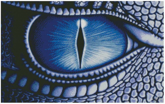 Dragon Eye Cross Stitch Pattern Etsy Dragon Eye Cross Stitch Pattern Etsy
