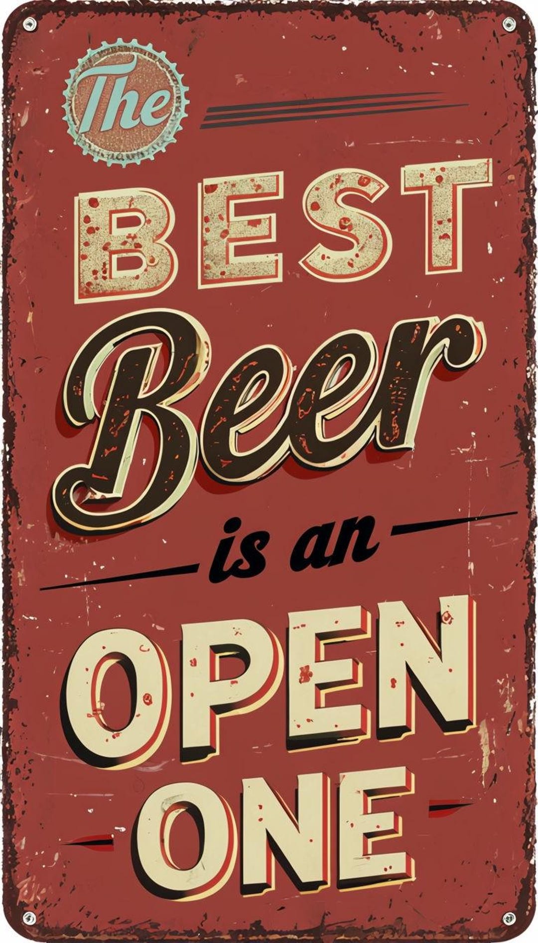 Vintage Beer Sign - PNG Printable Wall Art - Etsy
