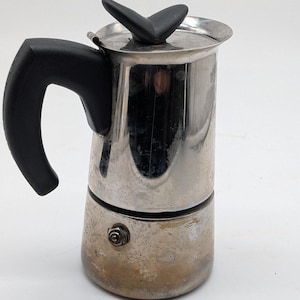Bialetti Crusinallo Vintage 3 Cup Stainless Steel Stovetop Espresso Moka Pot