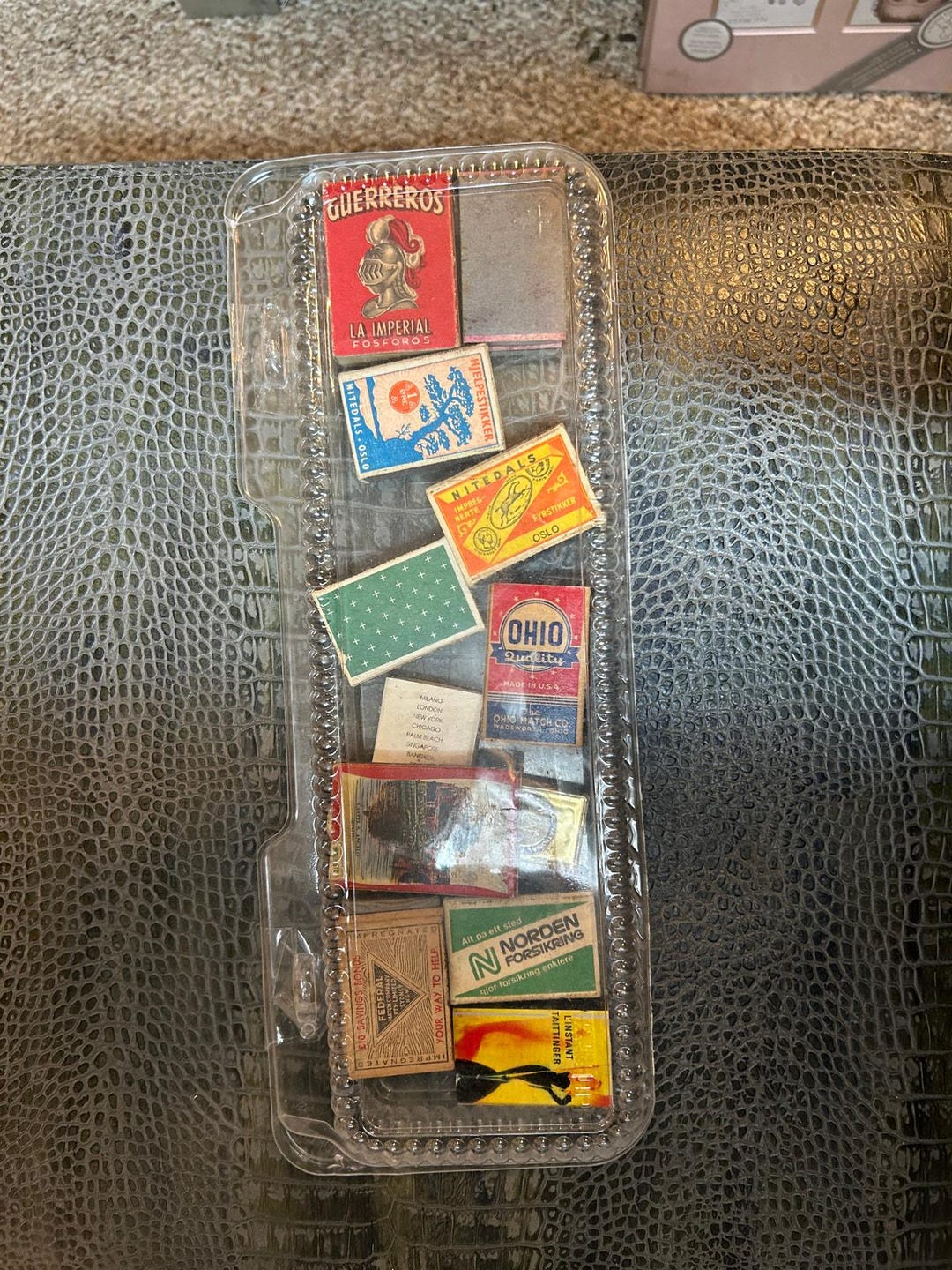 Matchbook Display Vintage Matchbook Collection Display Case Assorted - Etsy