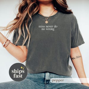 Comfort Colors Morgan Shirt, Country Music Concert Tee, Funny Lyrics Top, Western Fan Gift, No Wrong Shirts - Unisex Tee, Concert T-shirt