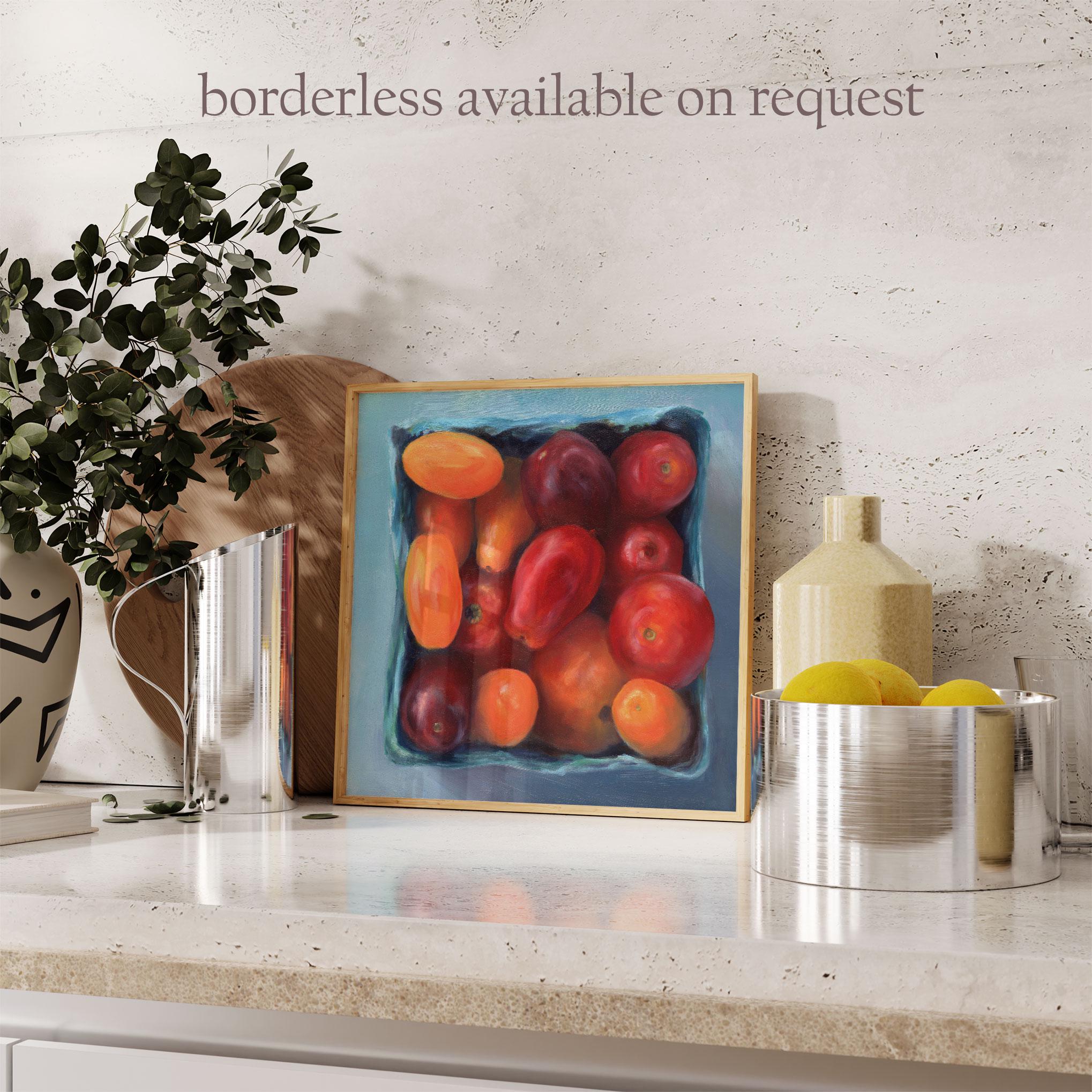 Cherry Tomato Print on Fine Art Paper 4x4 5x5 6x6 8x8 10x10