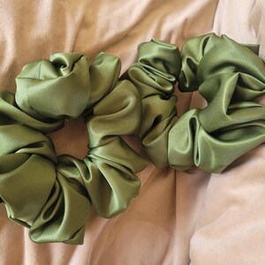 The Forest Giant Scrunchie Set | oversized satin hair ties