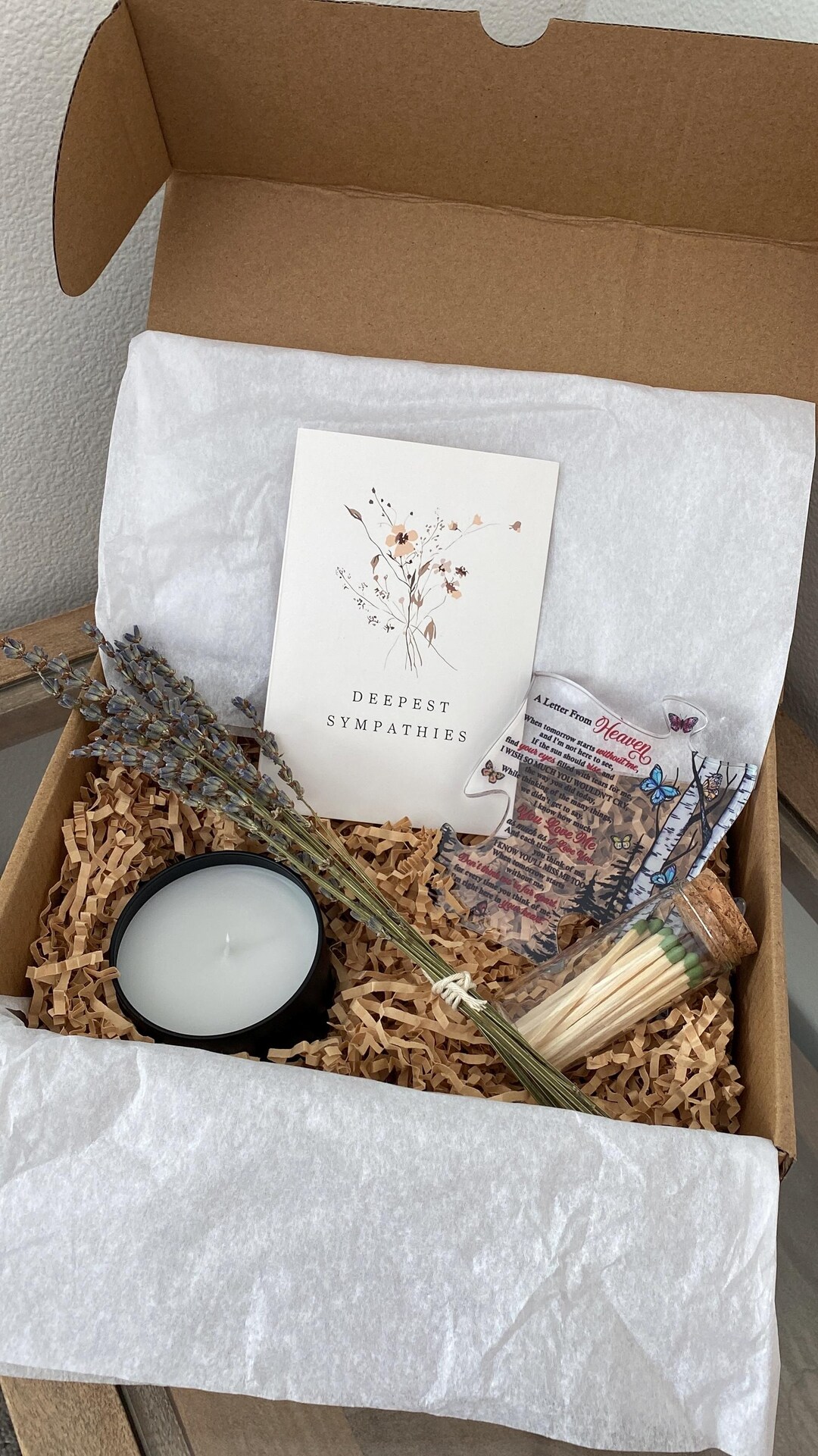 Crying Package My Condolences Care Package | Sorry for Your Loss Gift Box | Hug of ...