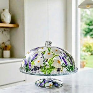Tortenplatte mit haube