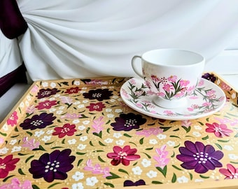 Hand Painted Tray, Custom Colours,