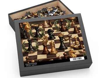 Koninklijke schaakstukkenpuzzel | 120 252 stuks van 500 stuks