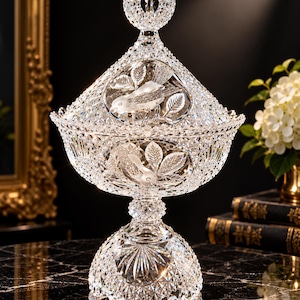 Hofbauer German Crystal Compote - Etsy