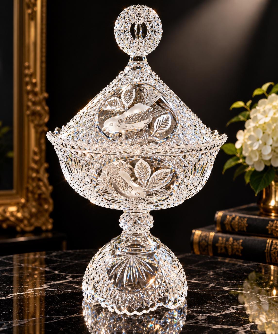 Hofbauer Crystal Candy Dish - Etsy
