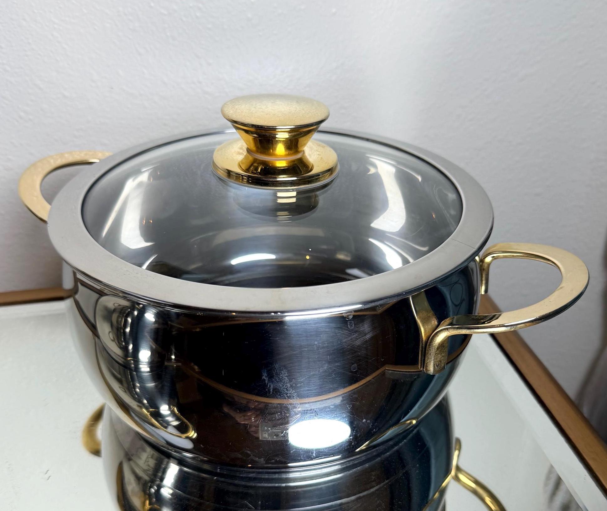 Command Performance Cookware Cuisine Cookware Command Performance Stainless Steel Pots Set of 2 Gold ...
