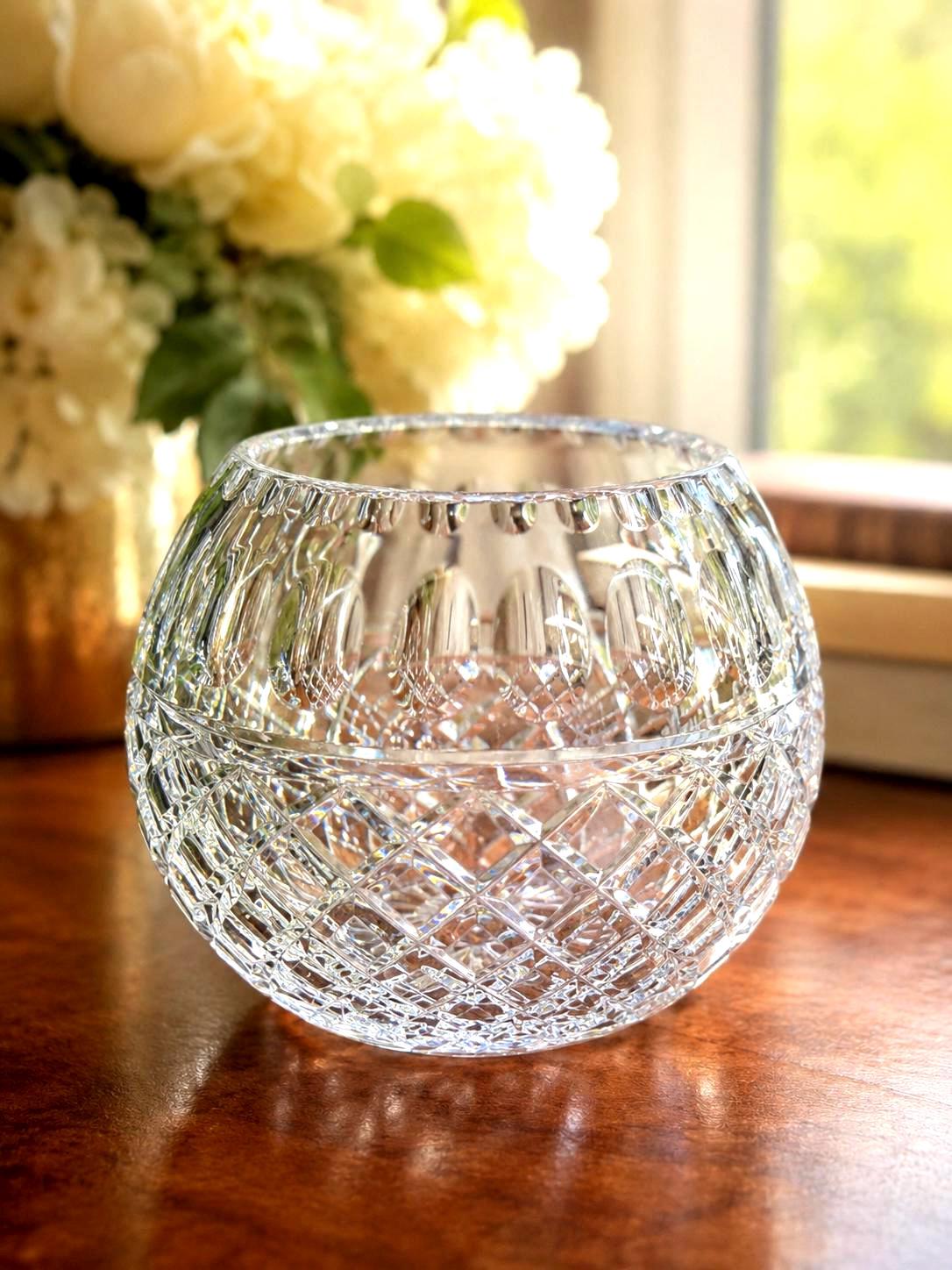 Crystal Rose Bowl - Etsy