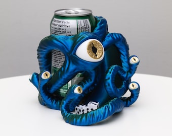 3D gedruckter Würfelturm, Würfelroller und Getränkehalter