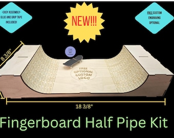 Fingerboard Half Pipe