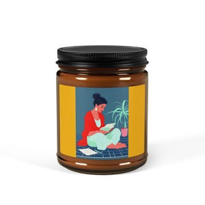 Zara Starlit Dreams Scented Soy Candle Celestial Aromatherapy Gift for Relaxation and Elegant Home Decor