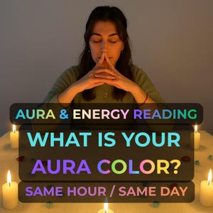 Lettura del colore dell'aura / Scansione energetica, intuizione dei chakra e interpretazione del significato dell'aura (lo stesso giorno)