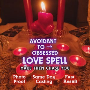 回避型から執着型への愛の呪文 – 回避型の相手にあなたを追いかけさせる | 執着型愛の呪文 | 即日詠唱 | 物理的なアイテムは不要