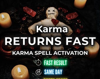 Karma Revenge Spell Energy Return Ritual Karmic Justice Activation Negative Energy Return Fast Casting Protection Ritual
