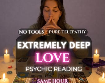 Love Tarot Reading Same Hour, Psychic Love Reading, Relationship Insight Tarot, Telepathy Reading, In Depth Love Reading