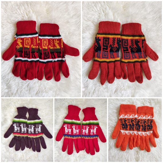 Alpaka Handschuhe  warme Winterhandschuhe aus feiner Alpakawolle - Etsy.de
