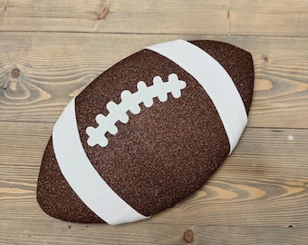 Adorno para corona de fútbol, decoración para corona deportiva, colgador de puerta de fútbol, suministros para coronas, decoración de fútbol de color personalizado, accesorio para corona de otoño