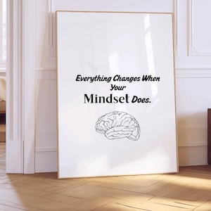 Motivational Quote Print: Minimalist Home Decor, Positive Affirmation (Digital Download)