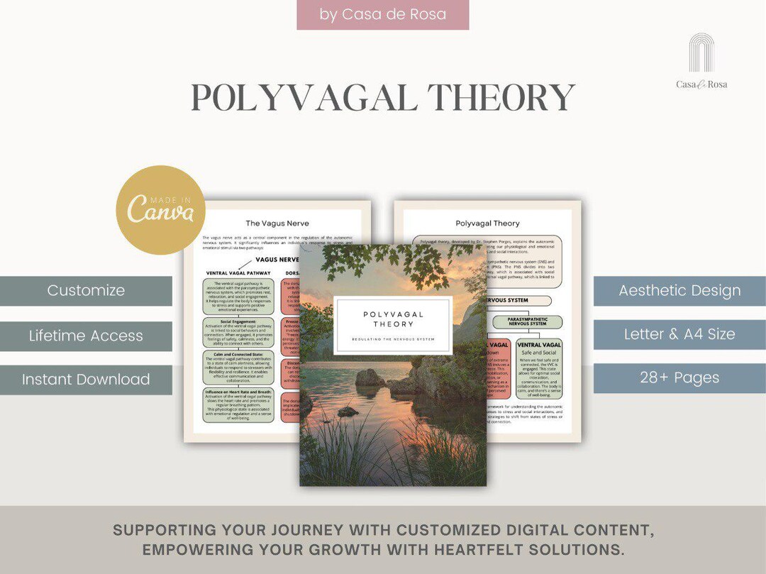 Polyvagal Theory Workbook, Understanding Your Nervous System for ...