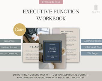 Exekutiv funktionierendes Arbeitsbuch, Handbuch für kognitive Flexibilität, Zeitmanagement, Problemlösung, Anpassungsfähigkeit und Organisationsfähigkeiten