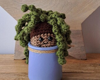 Crochet Fresh Potato Vegetable Handmade Potted Plant