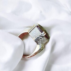 Ruby ring, Red Mens ruby ring, Silver ring, Ruby Gemstone ring, Engagement ring, Natural ruby ring, Anniversary gift for him, Mens rings