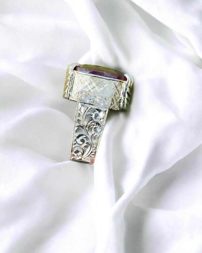 Ruby ring, Red Mens ruby ring, Silver ring, Ruby Gemstone ring, Engagement ring, Natural ruby ring, Anniversary gift for him, Mens rings