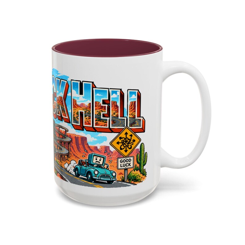 Callback Hell Mug 15 oz, JavaScript Developer Mug, Programmer Coffee Cup, Coding Humor Gift, Software Engineer Mug image 12