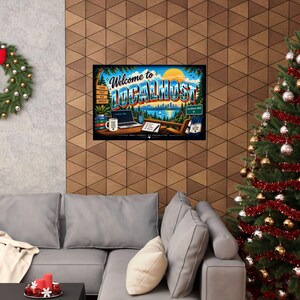 Póster de Localhost / Arte mural con humor para desarrolladores / Regalo para programadores / Decoración de programación / Arte para la oficina de un ingeniero de software imagen 12