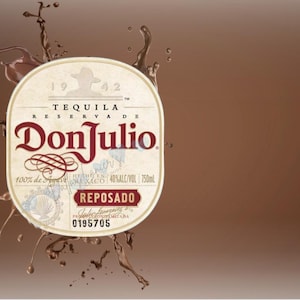 Editable 20oz Tumbler Design Template – Don Julio Bottle-Inspired