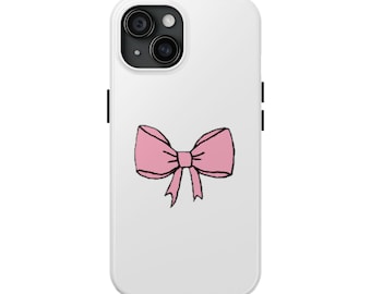 Pink Bow iPhone Handy Fall mehrere Größen