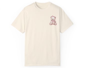 Kokette Teddybär Baggy T-Shirt doppelseitig