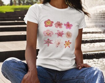 Multi-Flower-T-Shirt